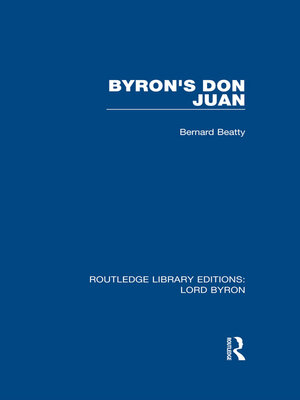 cover image of Byron's Don Juan